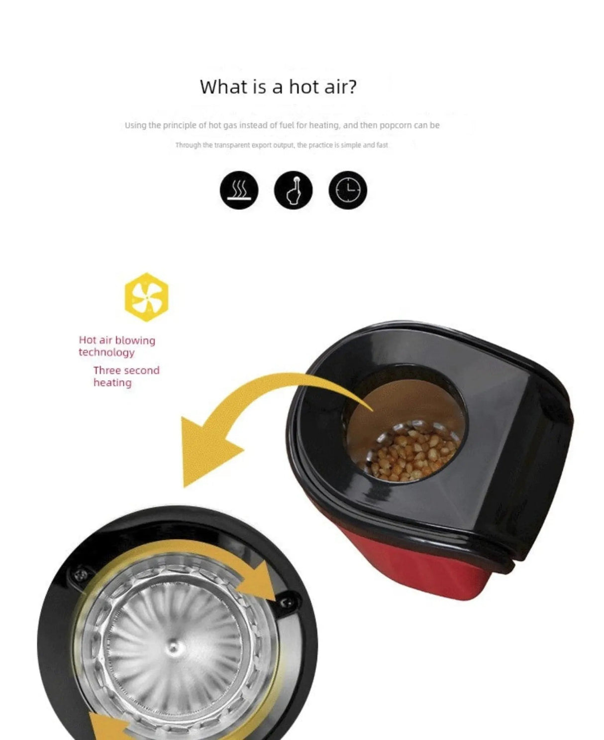 Mini 110V Automatic Popcorn Machine for Home and Kids' Parties - Julia M LifeStyles