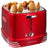 Retro Red Pop-Up Hot Dog Toaster: Toasts 4 Links and 4 Buns with Mini Tongs - Julia M LifeStyles