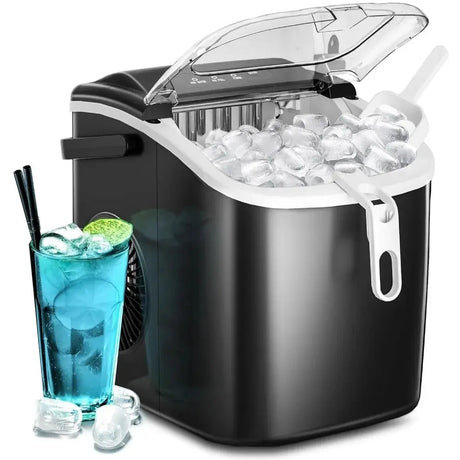 Elegant Ice Master: Self-Cleaning, 26Lbs/24H 🌟 - Julia M LifeStyles