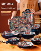 Tableware For Home Japanese Style Binaural Noodle Bowl Dish Ceramic - Julia M LifeStyles