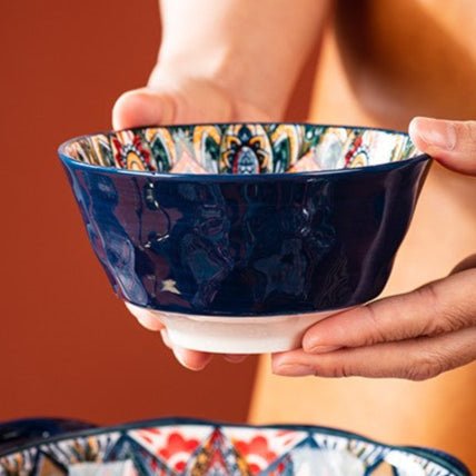 Tableware For Home Japanese Style Binaural Noodle Bowl Dish Ceramic - Julia M LifeStyles