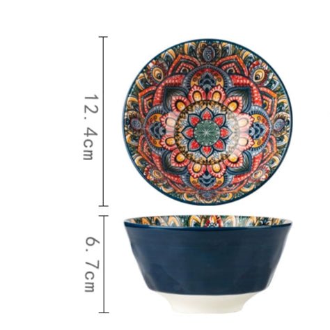 Tableware For Home Japanese Style Binaural Noodle Bowl Dish Ceramic - Julia M LifeStyles