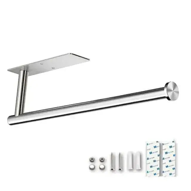 Adhesive Stainless Steel Paper Towel Holder - Julia M LifeStyles