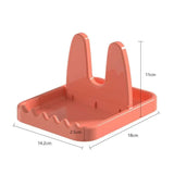 Kitchen Silicone Utensil Rest with Drip pad for Multiple Utensils - BPA Free Heat Resistant Spon Rest & Spoon Holder for Stove Top - Kitchen Utensil Holder for Ladles & Tongs - Julia M LifeStyles