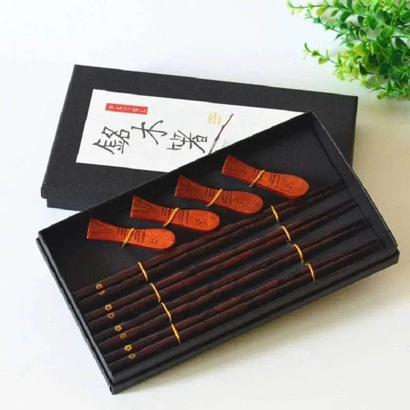 Wooden Chopsticks Set- Eco-Friendly and Certified - Julia M LifeStyles