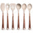 Silicone Kitchen Utensils Set - Heat Resistant, Non-stick, Rose Gold Plated Handles - Julia M LifeStyles