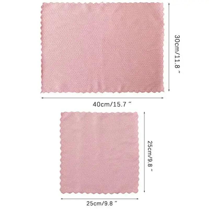 No Trace Glass Cleaning Towel - Say Goodbye to Smudges and Streaks - Superior Absorbency for Crystal Clear Glass - Julia M LifeStyles