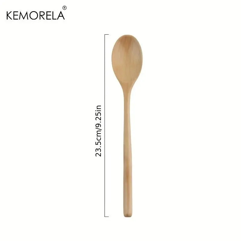 4PCS Korean Style Wooden Soup Tableware 🥄 - Julia M LifeStyles
