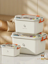 Large Capacity Medicine Box Portable Home First Aid Medical Kit Family Emergency Medicine Box with Multi-layer Drug Storage Case - Julia M LifeStyles
