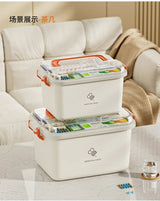 Large Capacity Medicine Box Portable Home First Aid Medical Kit Family Emergency Medicine Box with Multi-layer Drug Storage Case - Julia M LifeStyles