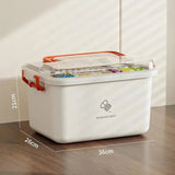 Large Capacity Medicine Box Portable Home First Aid Medical Kit Family Emergency Medicine Box with Multi-layer Drug Storage Case - Julia M LifeStyles