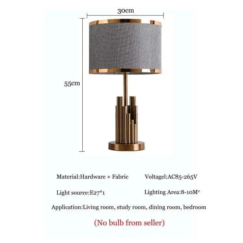 Postmodern Light Luxury Simple American Designer Table Lamp - Julia M LifeStyles