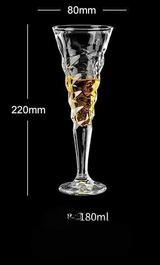 Elegant Lead-free Crystal Champagne & Cocktail Cup Julia M Home & Kitchen