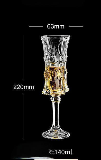 Elegant Lead-free Crystal Champagne & Cocktail Cup Julia M Home & Kitchen