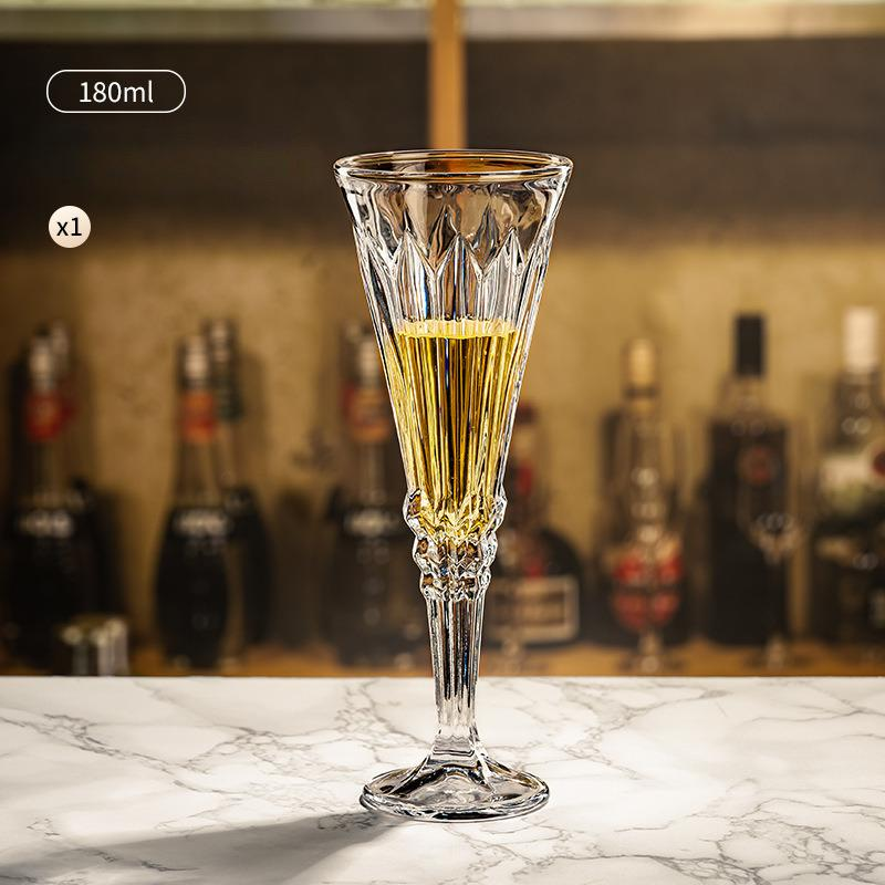 Cocktail Glass Lead-Free Crystal Bar Wine Glass Stemware Unique Champagne Glass For Sweet Wine And Drinks