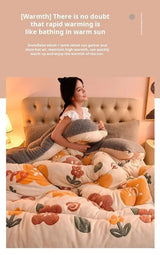 Household Milk Double-sided Velvet Lamb Wool Winter Blanket Warm Double-sided Velvet Core - Julia M LifeStyles