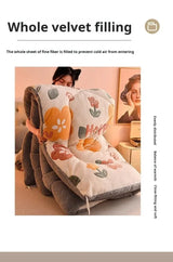 Household Milk Double-sided Velvet Lamb Wool Winter Blanket Warm Double-sided Velvet Core - Julia M LifeStyles