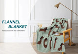 The Dachshund Pose Blanket Printed Throw Blanket Plush Fluffy Flannel Fleece Blanket Soft Throws for Sofa Couch and Bed - Julia M LifeStyles