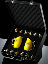 Luxury Zodiac Bone China Liquor Glass Set - Julia M LifeStyles