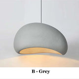 Minimalist E27 Pendant Light Living Room Pendant Lights Julia M Home & Kitchen Model B Grey D30 x H150cm Cold White