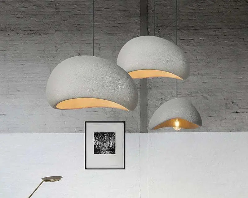 Minimalist E27 Pendant Light: Modern Wabi-Sabi Chandelier - Julia M LifeStyles