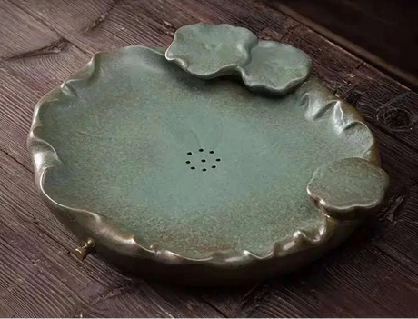 Gilt Lotus Tea Set & Tray 🍵 - Julia M LifeStyles