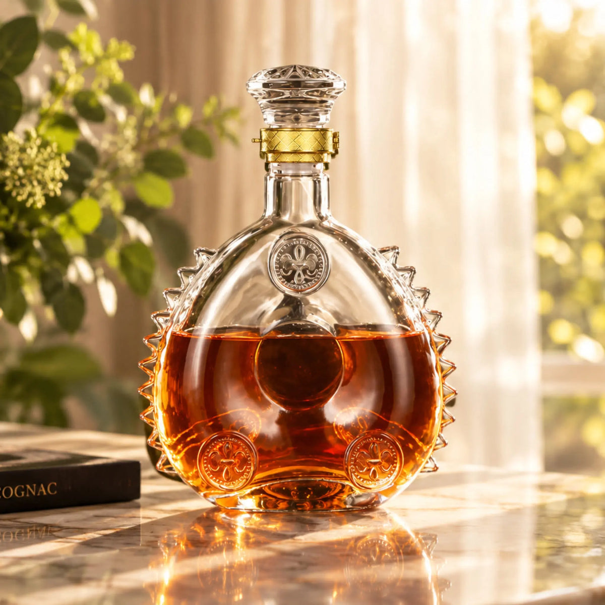Louis XIII Elegant Empty Wine Bottle - Julia M LifeStyles