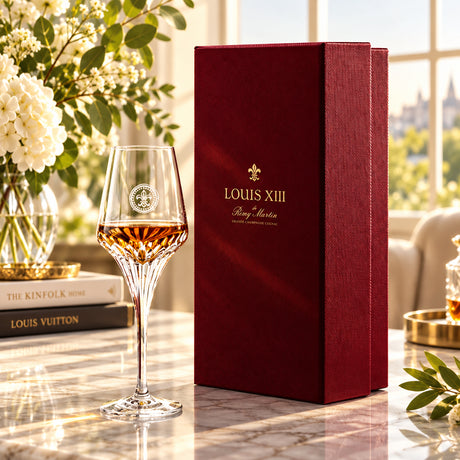 Crystal Cognac Whiskey Glasses - Elegance Redefined Julia M Home & Kitchen