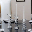 Elegant Crystal Glass Candle Holders for Romantic Weddings and Home Decor - Julia M LifeStyles