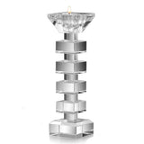 Elegant Crystal Glass Candle Holders for Romantic Weddings and Home Decor - Julia M LifeStyles