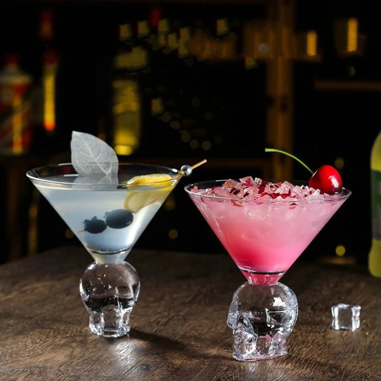 Crystal Skull Triangle Martini Glass - 260ml - Julia M LifeStyles