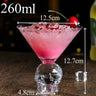 Crystal Skull Triangle Martini Glass - 260ml - Julia M LifeStyles