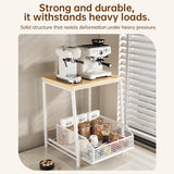 Modern Kitchen Microwave Shelf – Space-Saving Countertop Storage for Appliances, Elegant Design eprolo