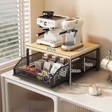 Modern Kitchen Microwave Shelf – Space-Saving Countertop Storage for Appliances, Elegant Design eprolo