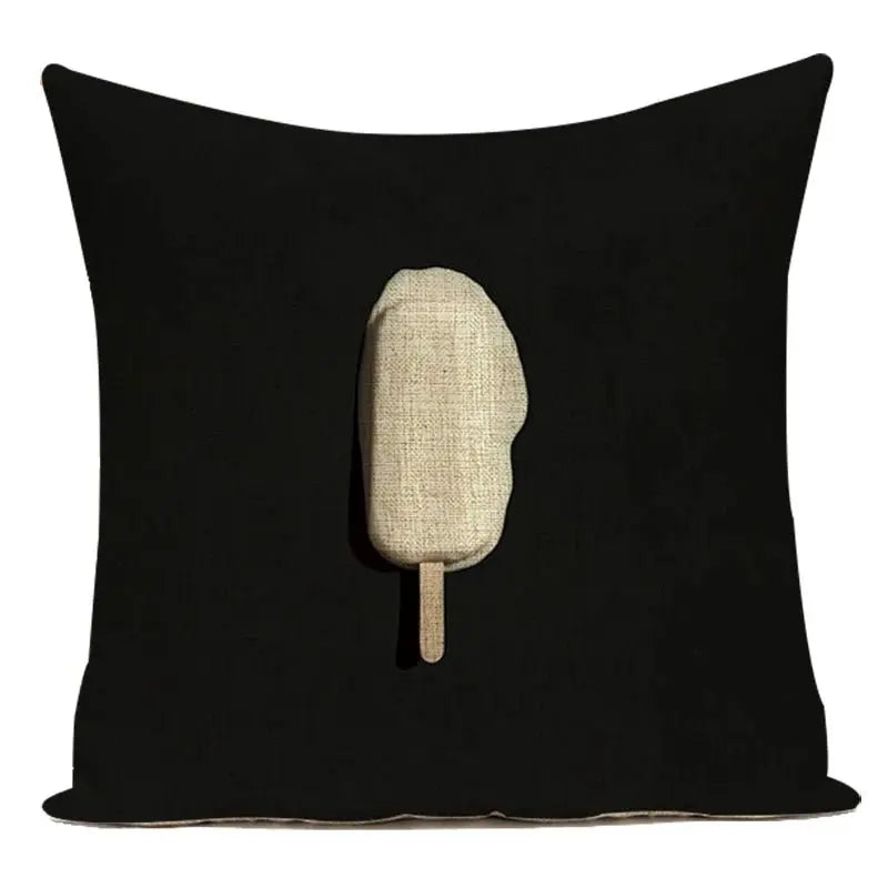 Motto Letters Printed Home Decor Cushion Covers Polyester Black White Pillow Cover Sofa Bed Car Decorative Pillow Case - Julia M LifeStyles