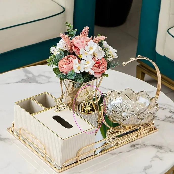 Elegant Multi-Functional Leather Tissue Box for Stylish Living Spaces - Julia M LifeStyles