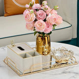 Modern Minimalist Multi - Functional Tissue Box White Accessible Luxury Paper Extraction Box Living Room Coffee Table Dining Table Classy Remote Control Storage - Julia M LifeStyles