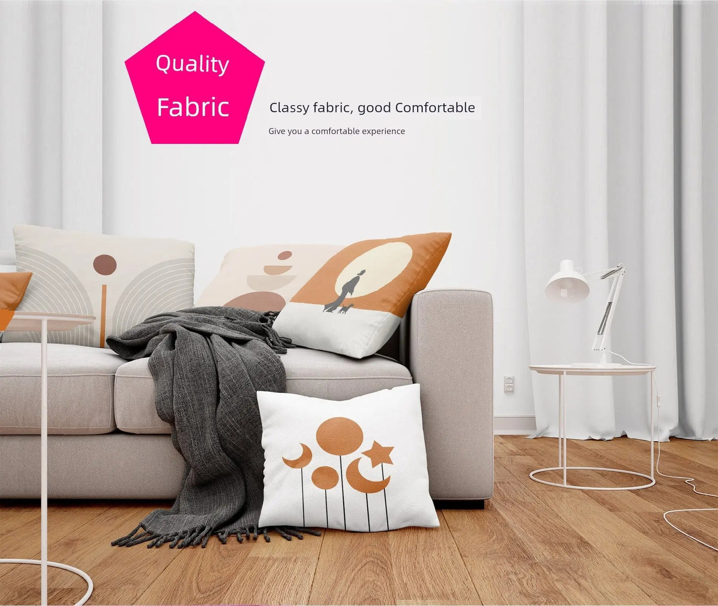 Modern Light Luxury Earth Warm Color Stain Resistant Living Room Pillow (OLKMN) - Julia M LifeStyles