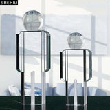 Minimalist Crystal Figure Sculpture - Julia M LifeStyles