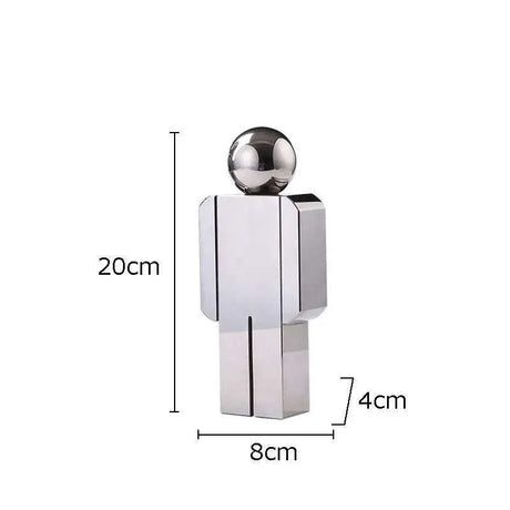 Minimalist Crystal Figure Sculpture - Julia M LifeStyles