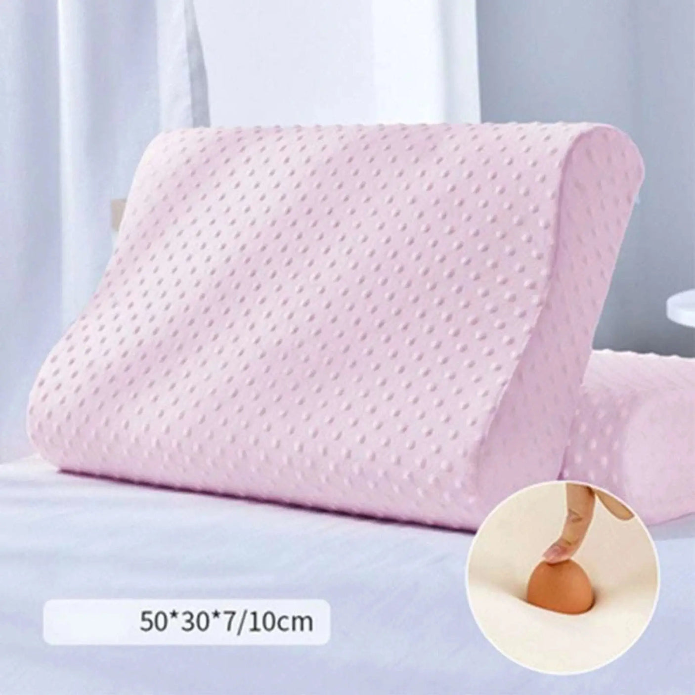 Bamboo Comfort Memory Foam Neck Support Pillow - Julia M LifeStyles