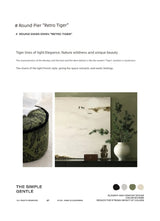 Retro Green Unique Tiger Pattern Living Room Accessible Luxury Sofa - Julia M LifeStyles