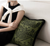 Ottimo Retro Green Unique Tiger Pattern Living Room Accessible Luxury Sofa - Julia M LifeStyles