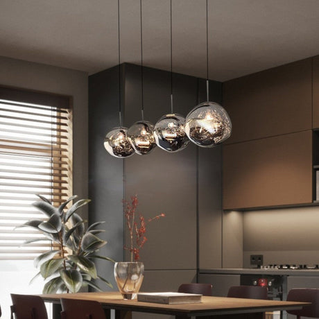 Restaurant Pendant Light Villa Loft Duplex Atrium Staircase Long Line Light Luxury Acrylic Living Room Pendant Light eprolo