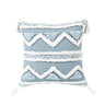 Blue Geometric Tufted Bohemian Pillow Covers Tassels Lengthen Bedroom Sofa Pillow Case For Living Room Sofa Home Decoration - Julia M LifeStyles