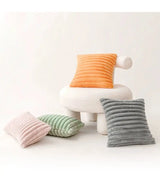 Short Plush Cloth Soft Pillow Sofa Living Room Pillow Car Model Room Soft Back Cushion Pillowcase without Core - Julia M LifeStyles