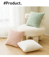Short Plush Cloth Soft Pillow Sofa Living Room Pillow Car Model Room Soft Back Cushion Pillowcase without Core - Julia M LifeStyles