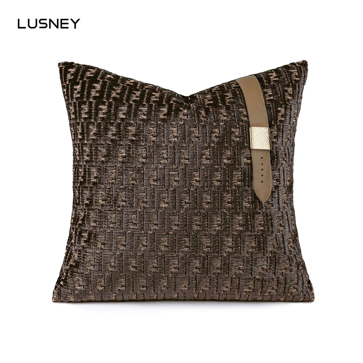 Chic Black and Yellow Geometric Velvet Throw Pillow - Julia M LifeStyles