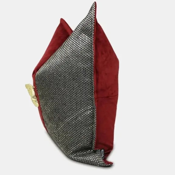 Living Room Patchwork Dark Gold Cushion Pillow Cover - Julia M LifeStyles