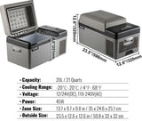 APP Control Portable Compressor Mini Fridge Freezer - Julia M LifeStyles